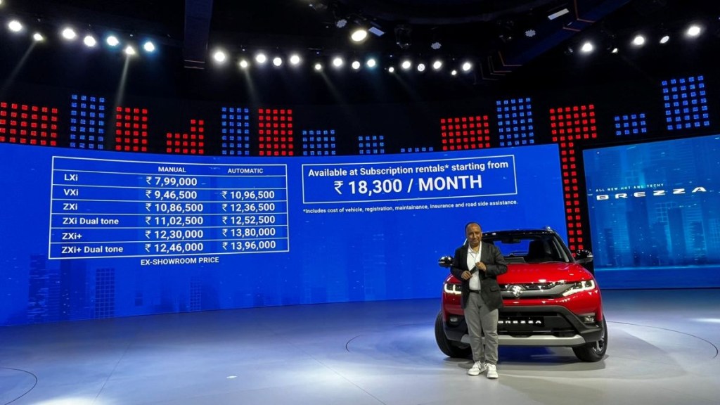 maruti suzuki brezza launched in india