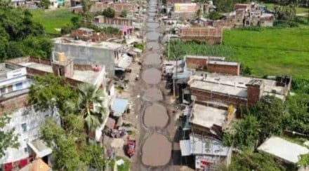 The alarming condition of the highway NH227 caught the attention of many