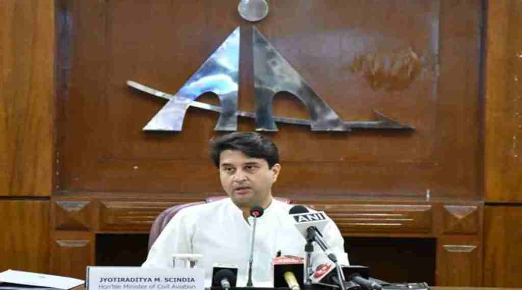 Jyotiraditya M Scindia, launched the National Air Sport Policy 2022 (PIB Image) Jyotiraditya M Scindia, launched the National Air Sport Policy 2022 (PIB Image)