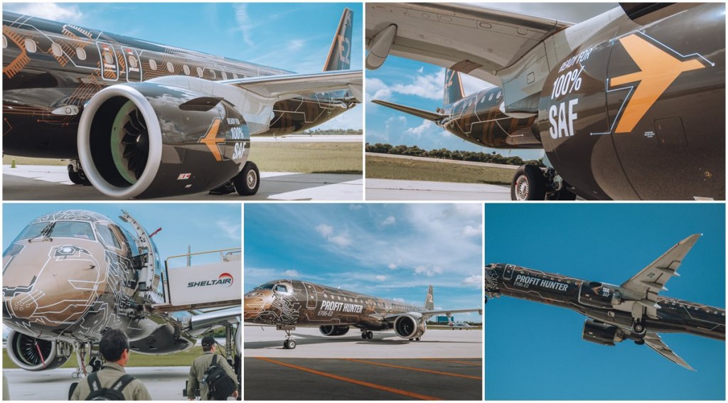 The test has also proven that the GTF engines from the hose of Pratt & Whitney can run on any fuel. The test has also proven that the GTF engines from the hose of Pratt & Whitney can run on any fuel.