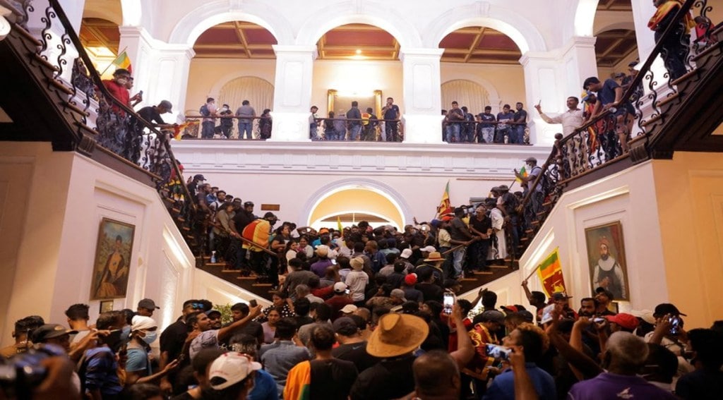Sri Lankans are skipping meals as they endure shortages and lining up for hours to try to buy scarce fuel. It's a harsh reality for a country whose economy had been growing quickly, with a growing and comfortable middle class, until the latest crisis deepened.