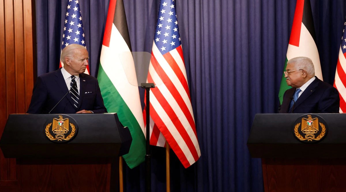 Much to Israeli discomfort, President Biden visited Augusta Victoria Hospital in East Jerusalem this Friday and pledged US$100 million in aid to Palestinian hospitals in the Arab part of Jerusalem. Much to Israeli discomfort, President Biden visited Augusta Victoria Hospital in East Jerusalem this Friday and pledged US$100 million in aid to Palestinian hospitals in the Arab part of Jerusalem.
