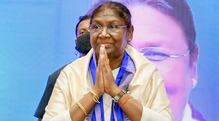 President-elect Droupadi Murmu will arrive in the North Court. President-elect Droupadi Murmu will arrive in the North Court.