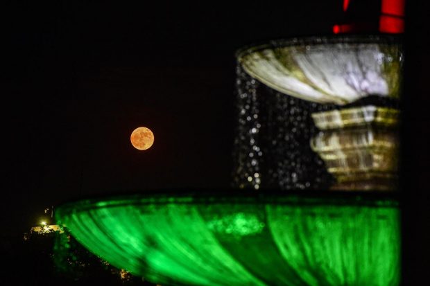 Supermoons occur when a full moon is within 90 per cent of perige or the point where the moon is closest to Earth in its orbit. (PTI Photo)