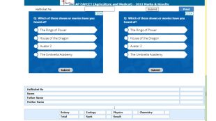 AP EAMCET 2022 Result | AP EAPCET Results 2022 |