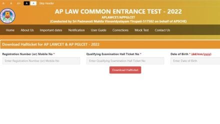 Download AP LAWCET admit card