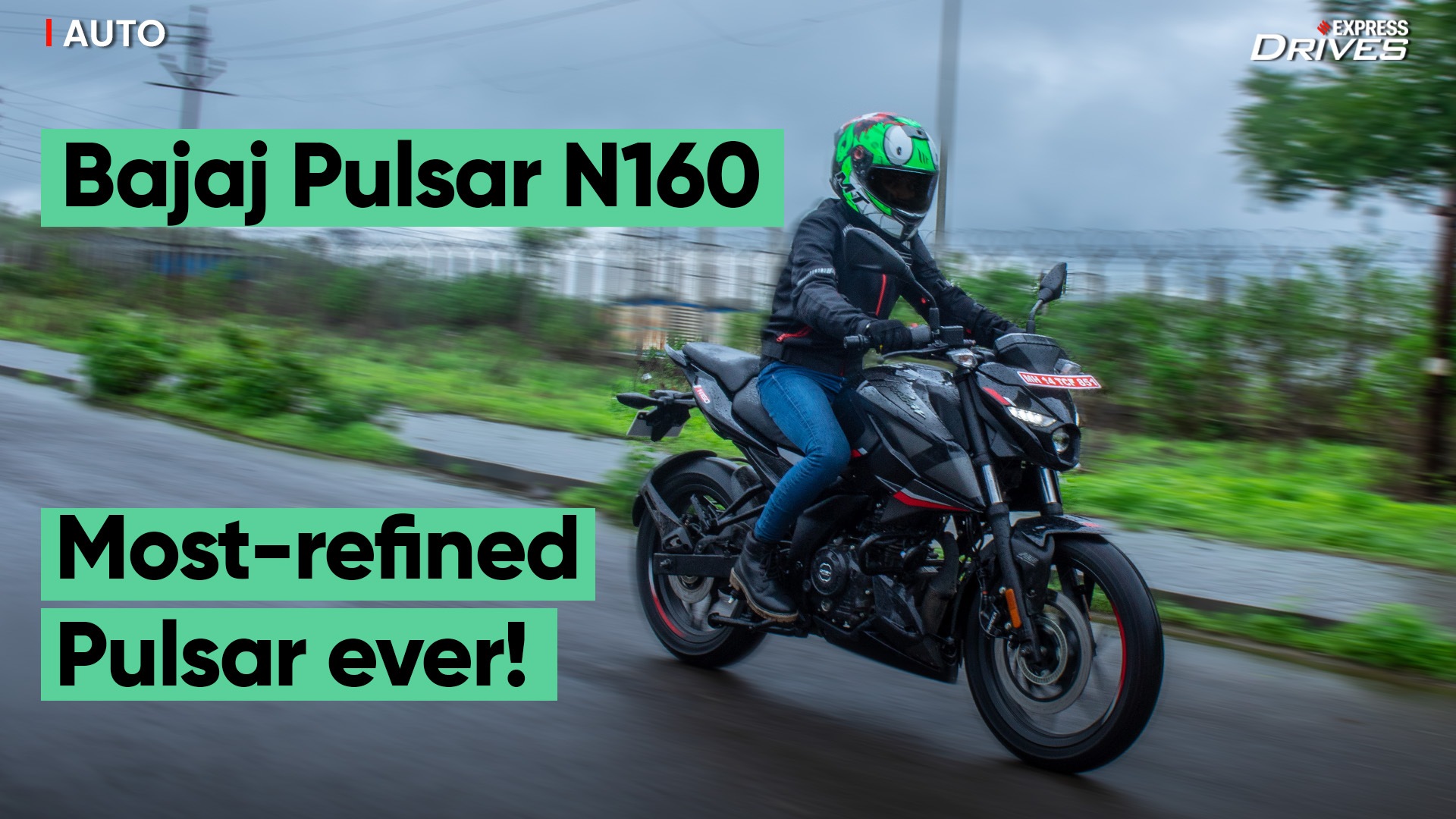Bajaj Pulsar N160 first ride review video