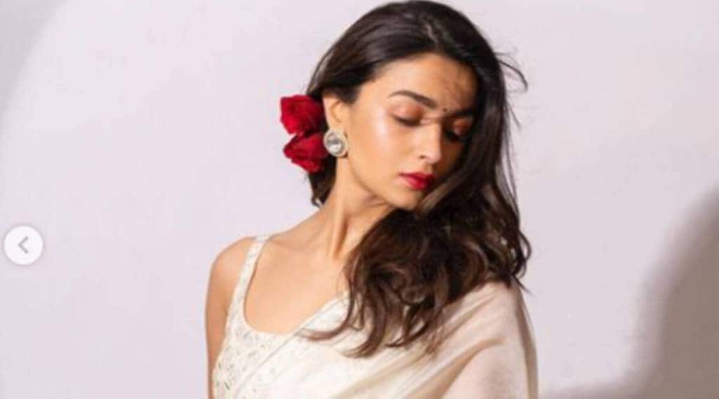 Alia was shooting some action sequences for her upcoming film.