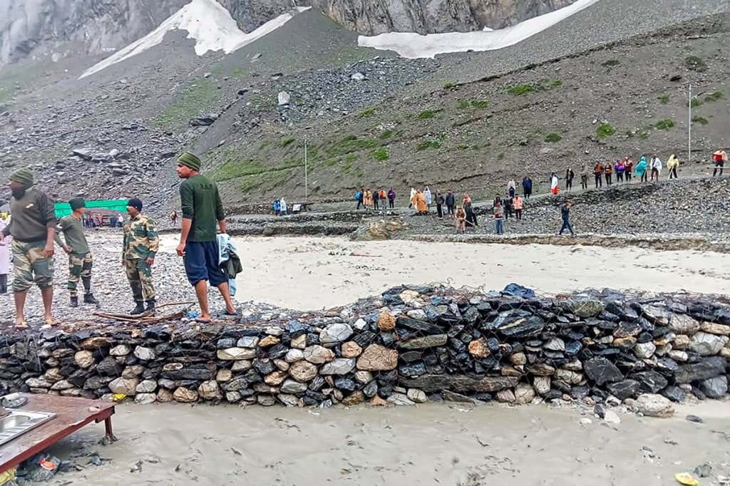 Amarnath cloudburst: At least 5 persons killed in cloudburst near Amarnath cave