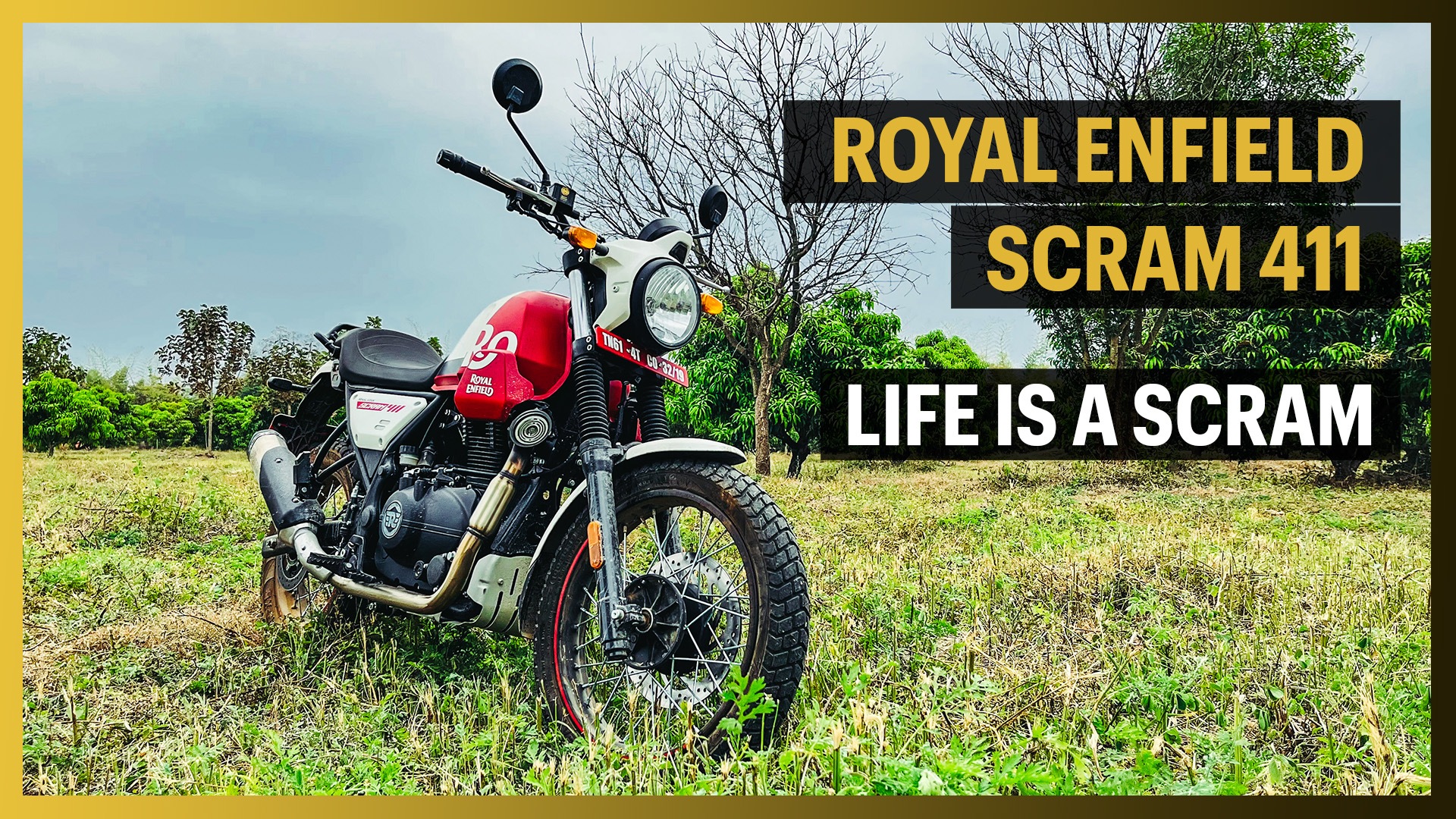 Royal Enfield Scram 411 review video