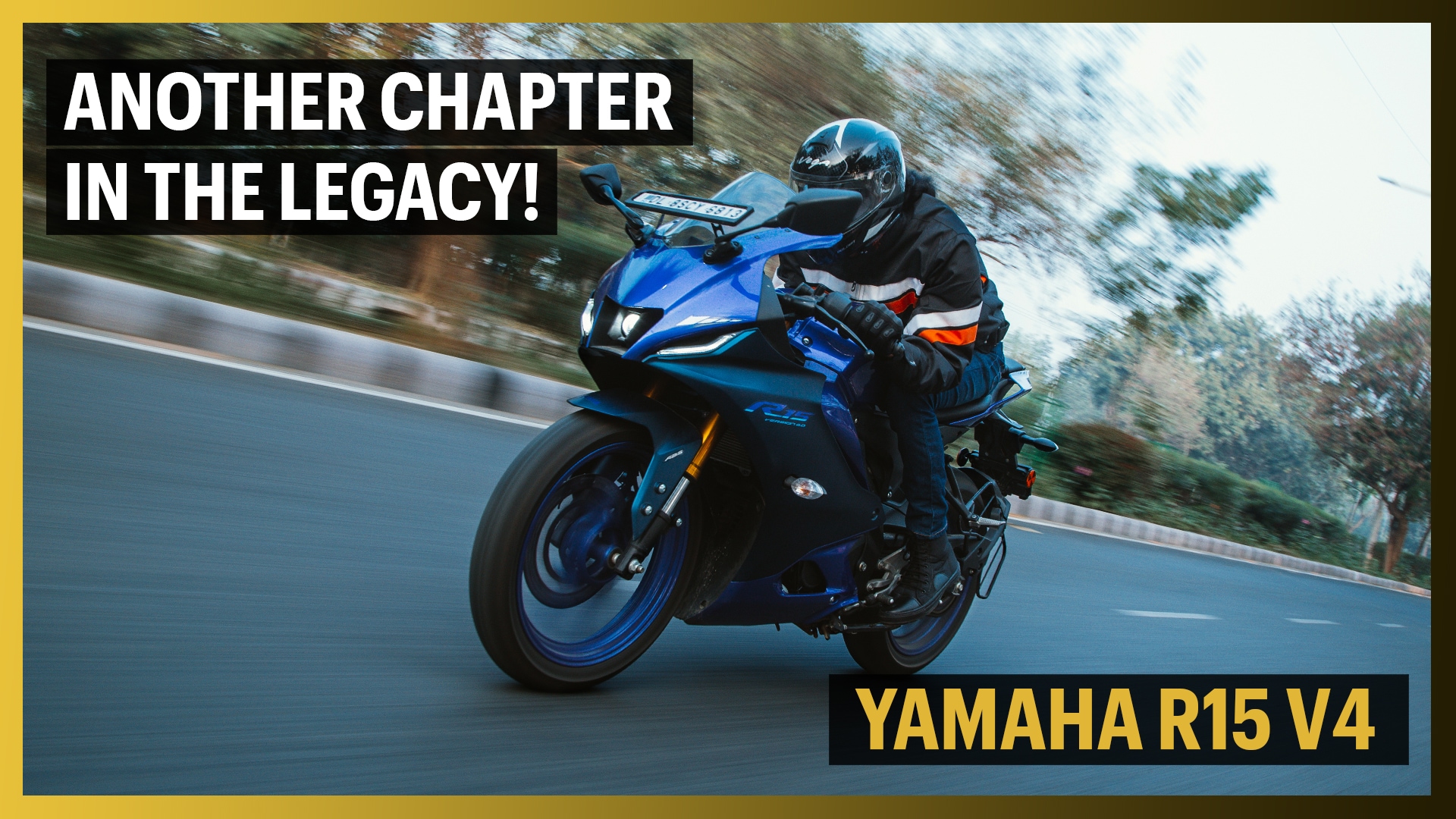 Yamaha R15 V4 road test review video