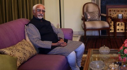 Former vice-president Hamid Ansari (Express file photo by Neeraj Priyadarshi)