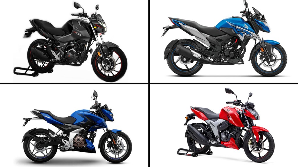 Hero Xtreme 160R vs Bajaj Pulsar N160 vs TVS Apache RTR 160 4v vs Honda X-Blade price comparison