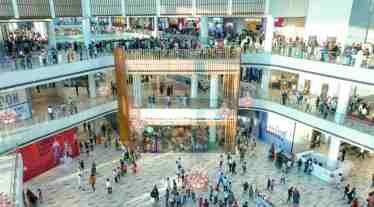 The mall's Funtura was a must-visit for children and adults.