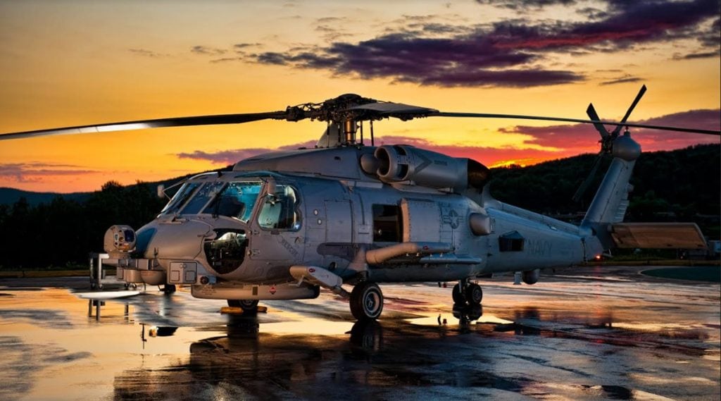 MH 60r multi mission helicopter