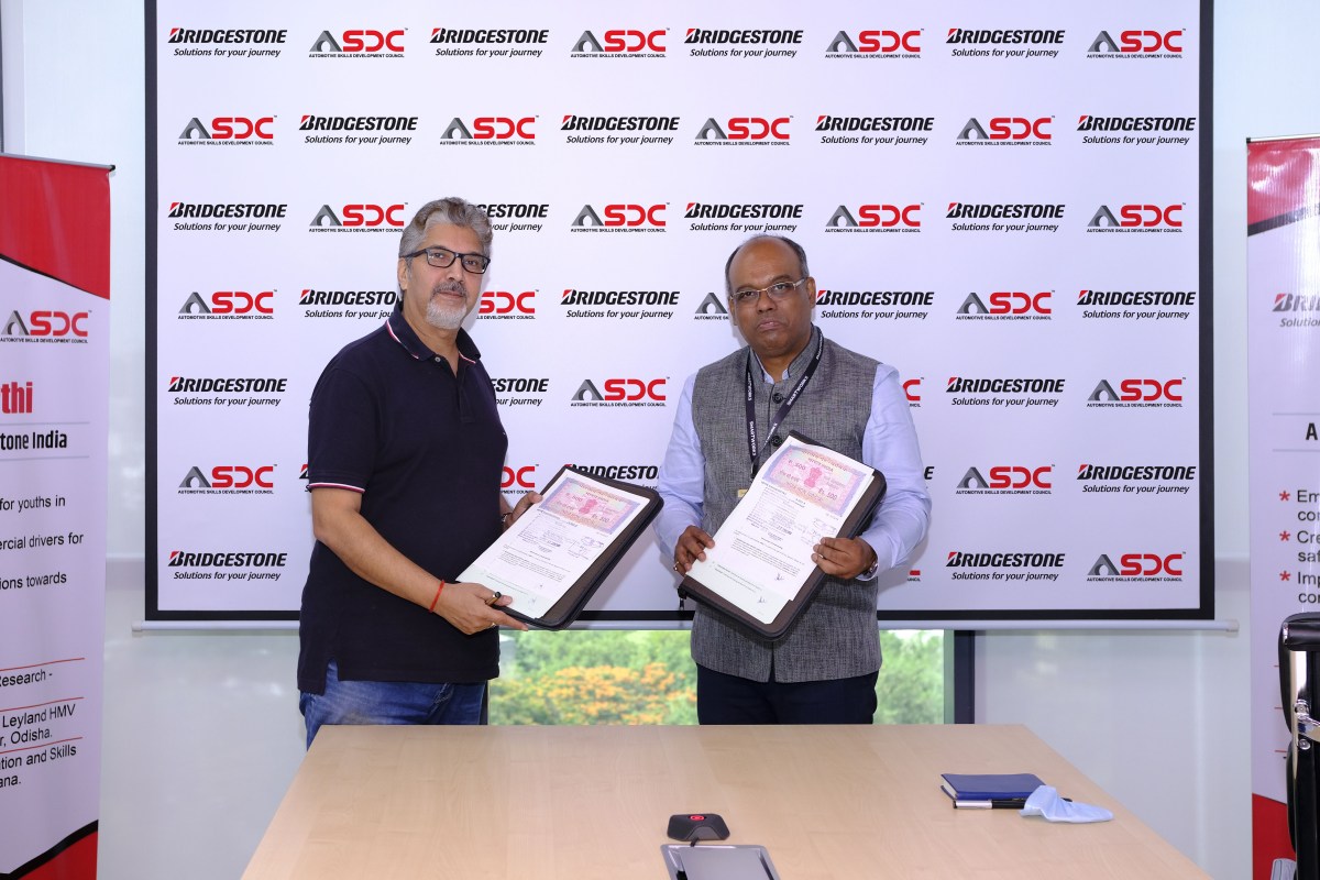 Bridgestone India partners ASDC to train 640 youth as heavy motor vehicle drivers Bridgestone India partners ASDC to train 640 youth as heavy motor vehicle drivers