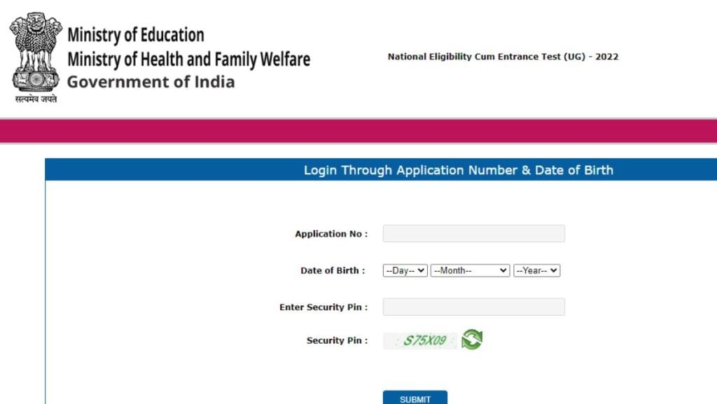 NEET UG Admit Card 2022