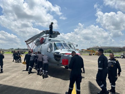 Indian Navy receives MH 60R Multi-Role Helicopters for anti-submarine warfare