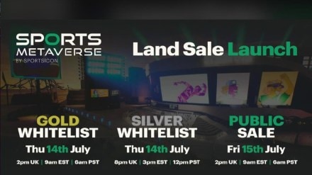 The company claimed users can trade NFTs, buy land, interact with iconic sportspeople, and visit stadiums.