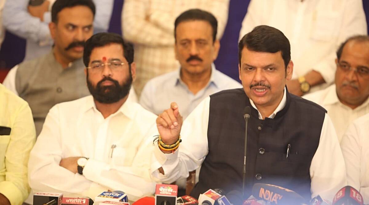 Back in 2018, then Maharashtra CM Fadnavis had said in the state Assembly that his government would provide pension to those who were imprisoned during the Emergency period under the Indira Gandhi government. (PTI) Back in 2018, then Maharashtra CM Fadnavis had said in the state Assembly that his government would provide pension to those who were imprisoned during the Emergency period under the Indira Gandhi government. (PTI)