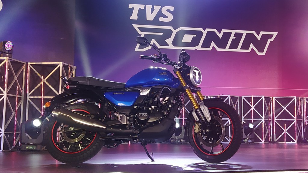 TVS Ronin Delta Blue colour