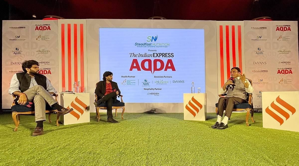 Dr Mansukh Mandaviya, Health and Family Welfare Ministry, COVID-19 vaccination drive, Indian Express, Express Adda, Health news, Pharma news,