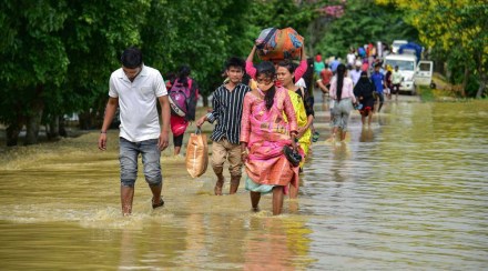 Sarma requested Shah to release an advance amount from the National Disaster Response Fund (NDRF) for the rehabilitation of the flood-hit people whose houses were severely or fully damaged. (IE)
