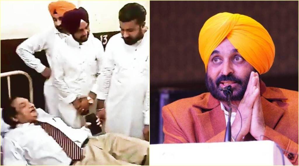 Doctor forced to lie on dirty mattress by Punjab Minister. (File photo/Twitter@Bahgwant Mann) Doctor forced to lie on dirty mattress by Punjab Minister. (File photo/Twitter@Bahgwant Mann)