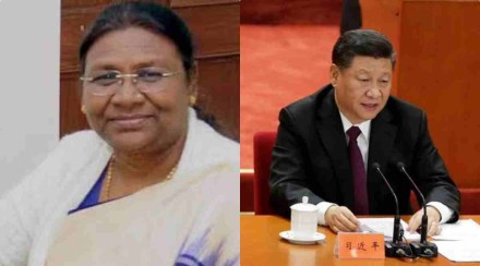 Chinese President Xi Jinping on Monday congratulated his Indian counterpart Droupadi Murmu 