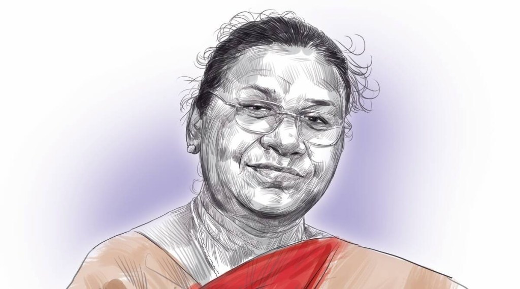 droupadi murmu illustration droupadi murmu illustration
