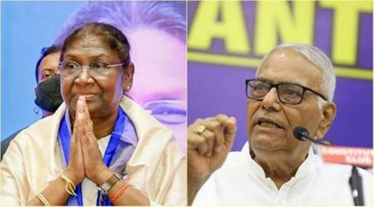 droupadi murmu yashwant sinha