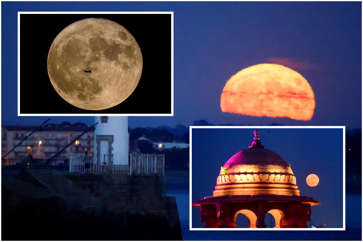 supermoon, supermoon photos, full moon, buck moon, moon, moon photos, earth