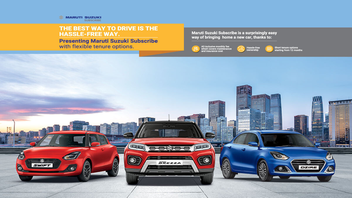 Maruti Suzuki’s subscription-based programme completes two years Maruti Suzuki’s subscription-based programme completes two years