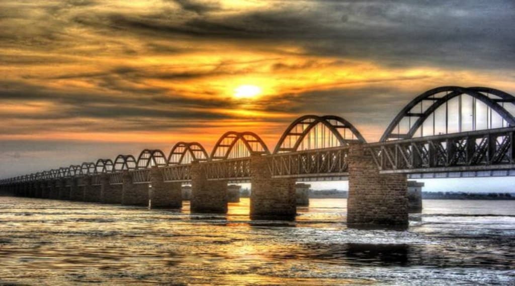 godavari arch bridge photo godavari arch bridge photo