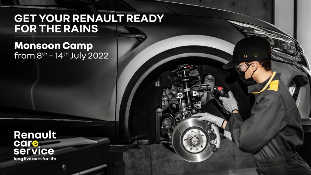 Renault India to conduct Nationwide Monsoon Camp, to offer free car checkup and additional discounts
