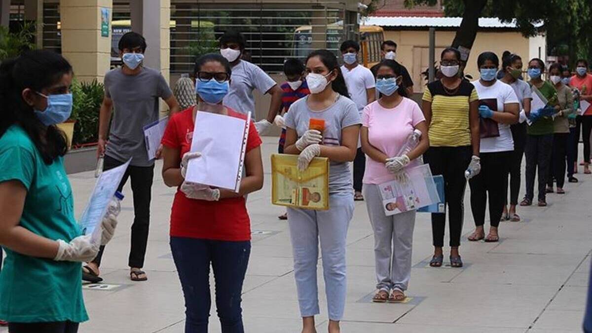 Since the time authorities announced dates for the exam, protesting candidates have been demanding a 40-day window to prepare themselves for the exam. (PTI) Since the time authorities announced dates for the exam, protesting candidates have been demanding a 40-day window to prepare themselves for the exam. (PTI)