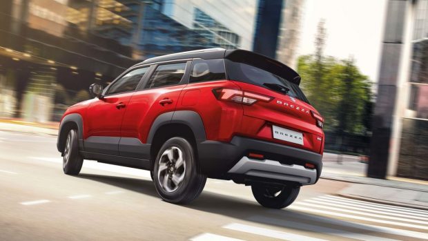 new brezza facelift rear design