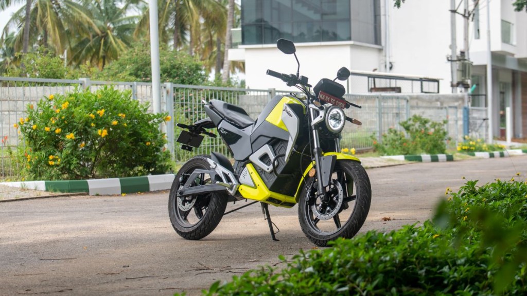 Oben Rorr electric motorcycle