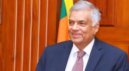 
Wickremesinghe, 73, was sworn in as the acting president of Sri Lanka before Chief Justice Jayantha Jayasuriya, the prime minister's office said in a statement. (File photo: IE)
