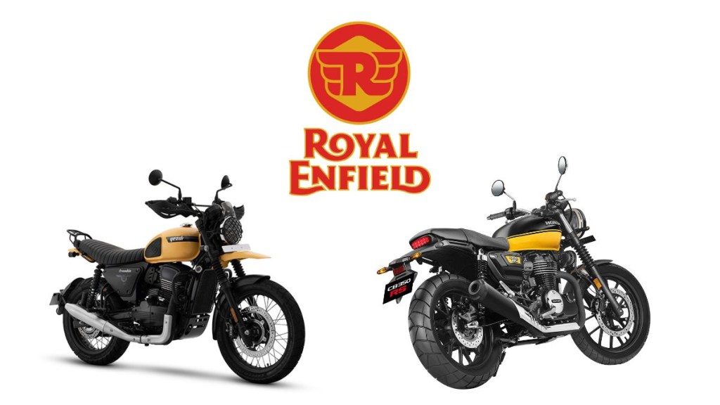 royal enfield hunter vs honda cb 350 rs vs yezdi scrambler comparison