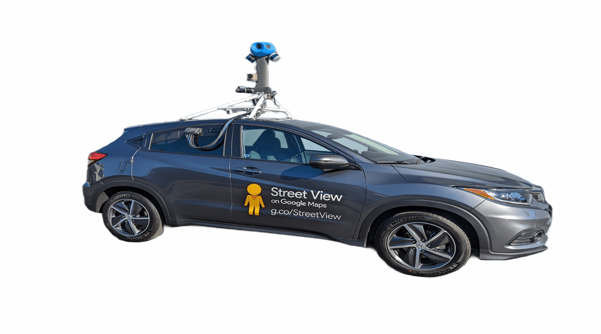 Google doesn’t run its own vehicles fitted with cameras everywhere. Google doesn’t run its own vehicles fitted with cameras everywhere.