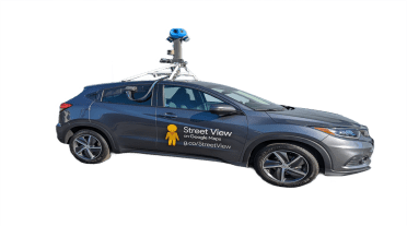 Google doesn’t run its own vehicles fitted with cameras everywhere.