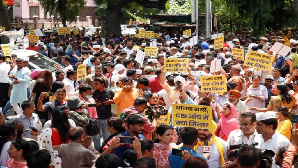 He said it's been more than a week since the CBI raided Sisodia's residence in Delhi and his paternal home in his village where the agency sleuths even dug the floor and checked the walls of the house.