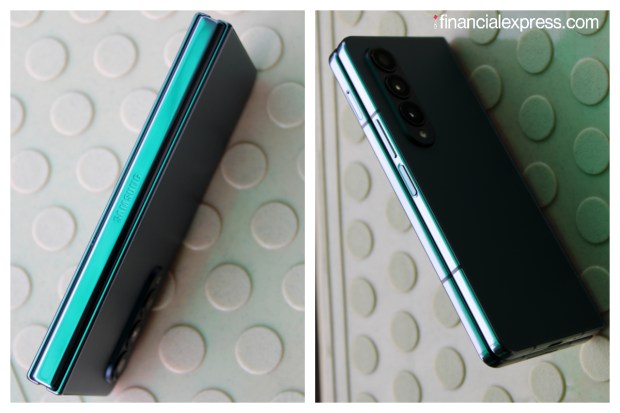 Fold 4 price in India starts at Rs 1,54,999 for a version with 12GB of RAM and 256GB of storage. A version with 12GB RAM and 512GB storage will set you back by Rs 1,64,999. The top-of-the-line Fold 4 with 12GB of RAM and whopping 1TB storage will sell for Rs 1,84,999. The Fold 4 is pricey, no doubt, but on the other side is a device (and experience) like no other, a potential productivity powerhouse you can carry around with you, in your pocket, at all times. Watch this space for our full review of the Samsung Galaxy Z Fold 4 dropping soon. (Photo credit: Saurabh Singh/Financial Express)