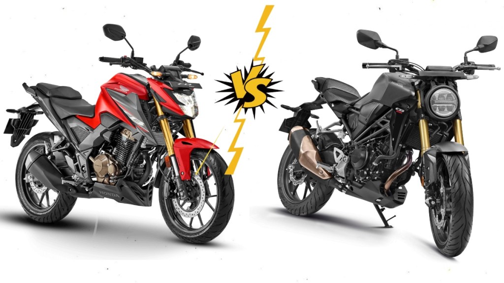 2022 Honda CB300F vs CB300R