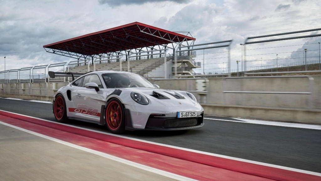 2023 Porsche 911 GT3 RS on track