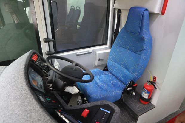 The driver gets a commanding position in the front with a host of commands at his fingertips.
