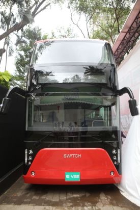 In Images: Switch EiV 22 electric double-decker bus