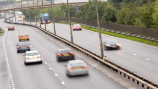 cars on road