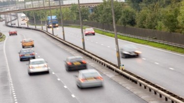 cars on road